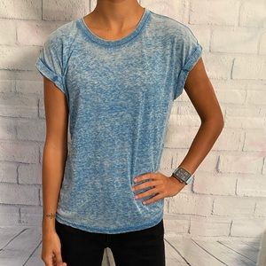 Garage heathered blue Tee
